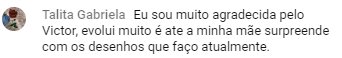 Depoimento Talita Gabriela