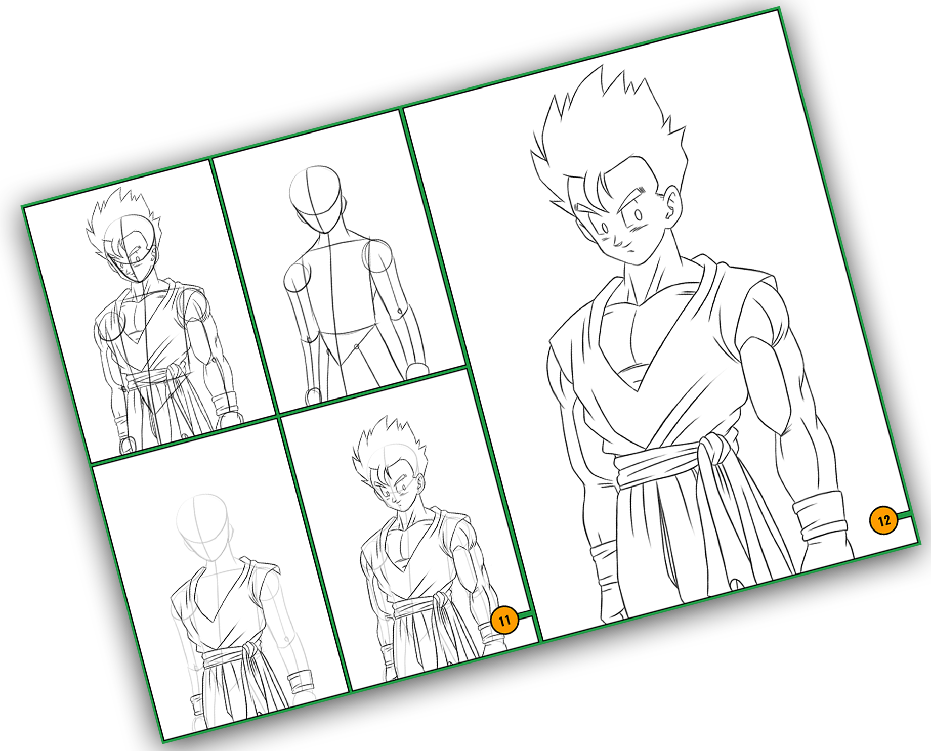 Curso de DESENHO- Como DESENHAR qualquer PERSONAGEM DE Dragon Ball