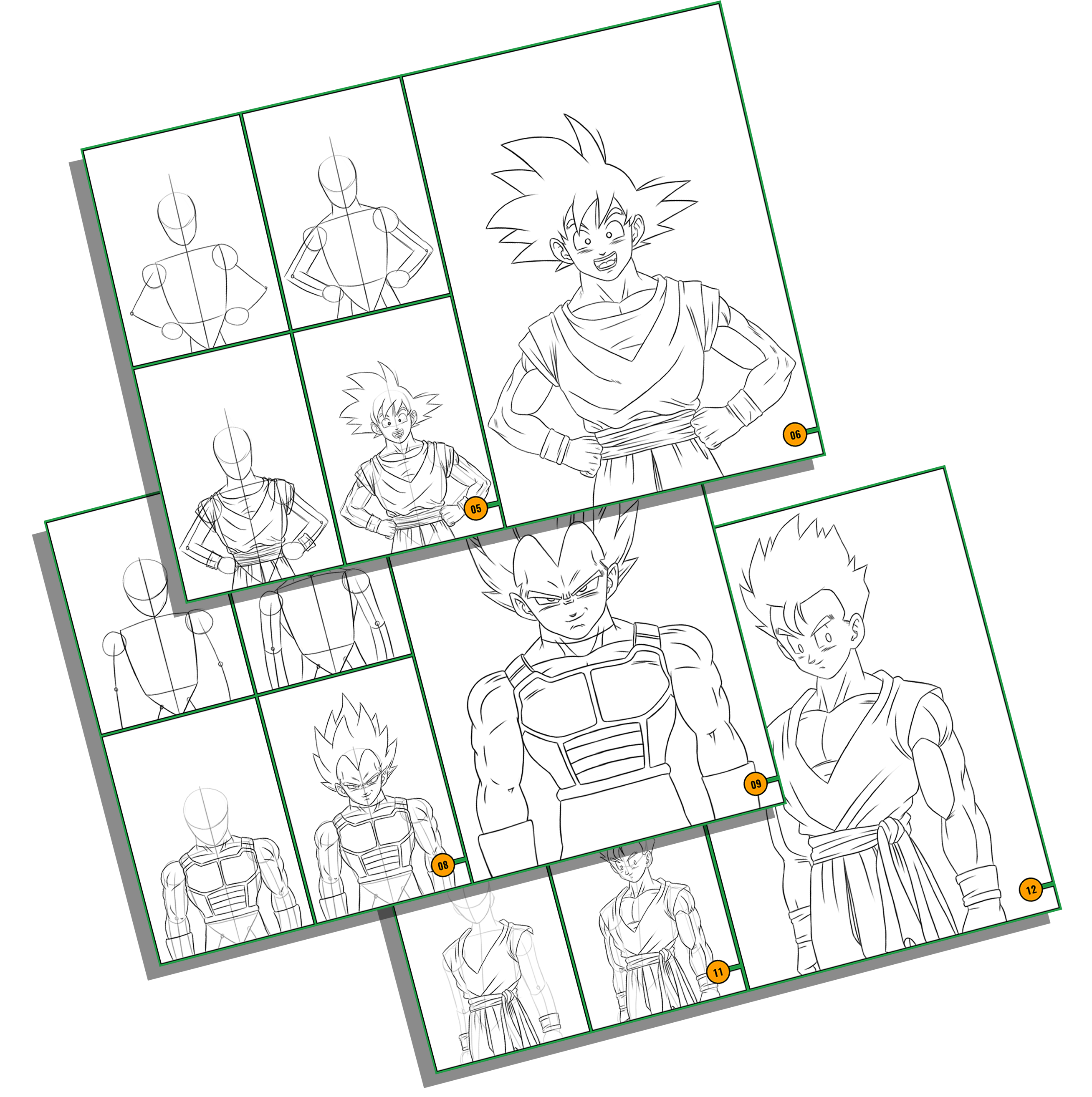 Ebook - Aprenda a Desenhar Dragon Ball em 5 Passos - VCdesenhos