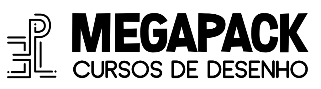 logo megapack preto